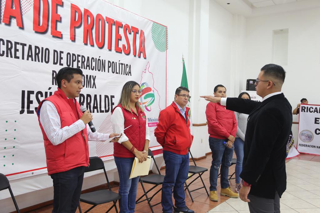 Toma protesta Jesús Serralde como Secretario de Operación Política de la RJXM CDMX