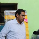 Avanza la pavimentación de minas en Metepec con Carlos Santiago Vega.