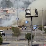 Fuego en Atizapán de Zaragoza; autoridades vigilan la zona.