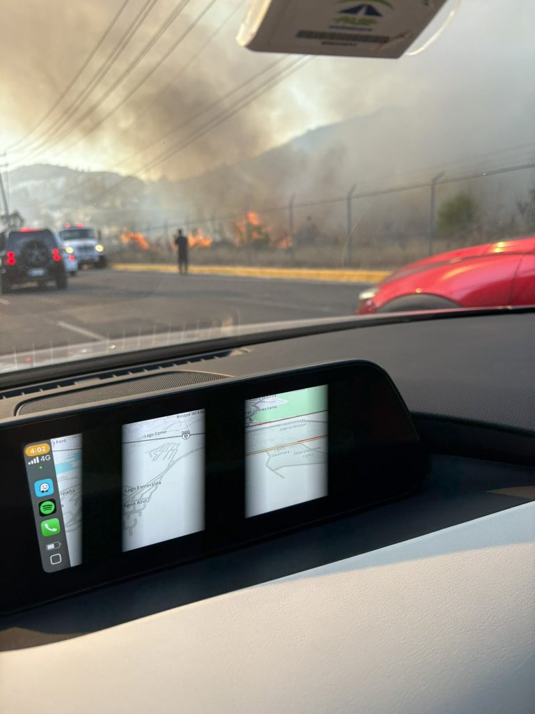 Fuego en Atizapán de Zaragoza