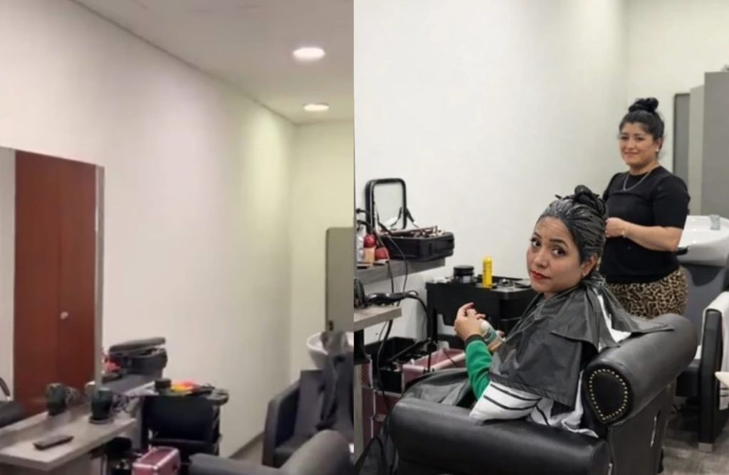 Existe un salón de belleza al interior del Senado.