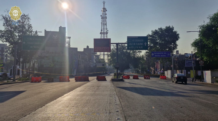 Bloqueo en Cuauhtémoc provoca caos vial; es el quinto día