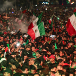 Reforma se pinta de verde, blanco y rojo por celebraciones