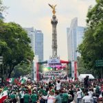 El Ángel de la Independencia ardió de emoción mundialista