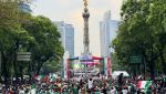 Reforma tuvo cierres viales y fiesta verde tras el triunfo de México