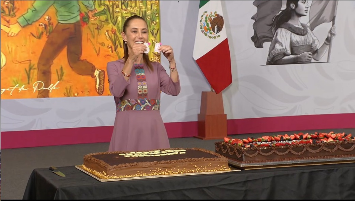 Claudia celebra su cumpleaños con apoyo en todo México