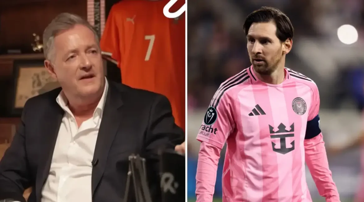 Piers Morgan afirma que hubo una CLARA INTENCIÓN por parte de Lionel Messi en la falta