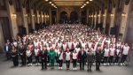 La presidenta de México, Claudia Sheinbaum Pardo, encabezó la ceremonia de abanderamiento de la delegación mexicana que representará al país en los XXV Juegos Centroamericanos y del Caribe Santo Domingo