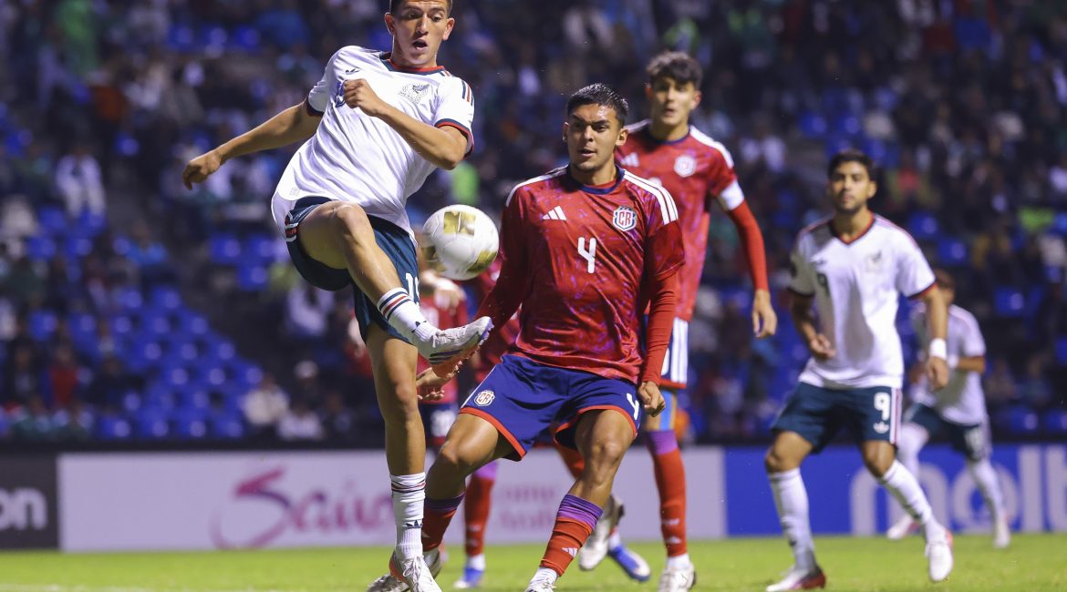 La Selección Mexicana Sub-20 derrotó 2-0 a Costa Rica en la segunda jornada del Campeonato Sub-20