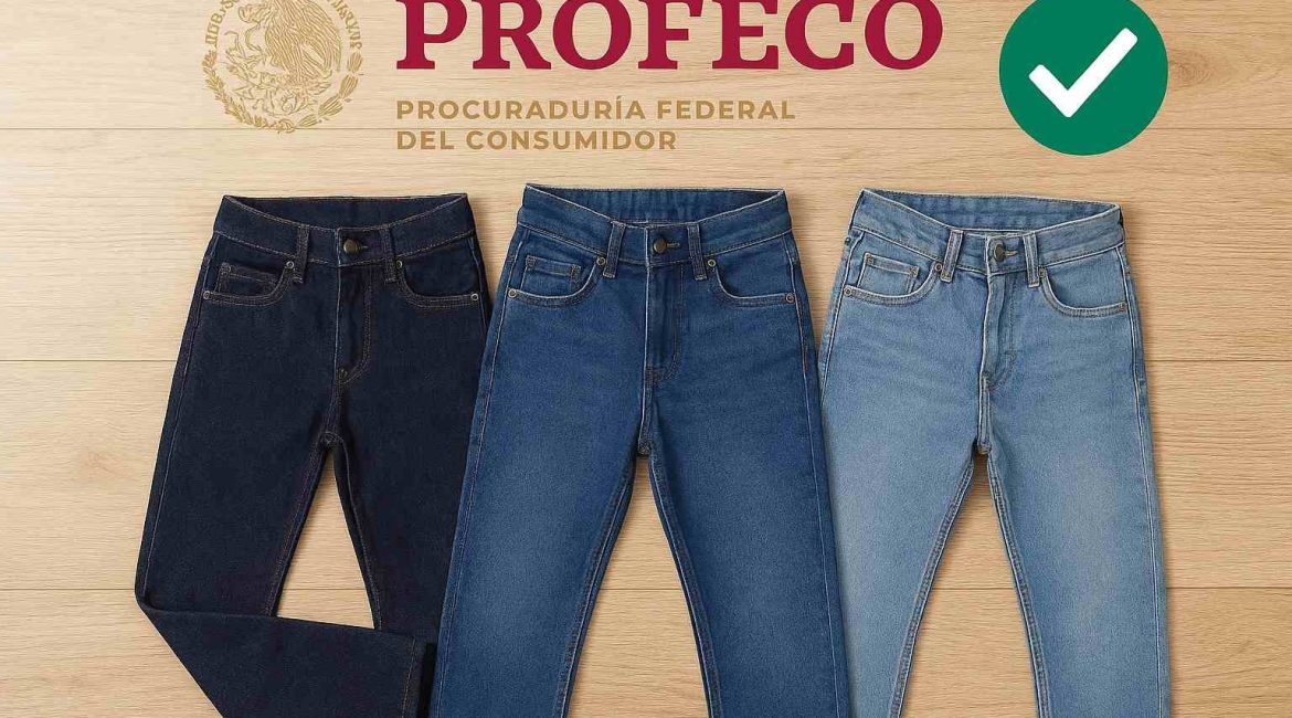Profeco puso a prueba jeans de caballero