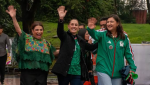 La presidenta Claudia Sheinbaum y la jefa de Gobierno de la Ciudad de México, Clara Brugada, siguieron juntas el partido entre la Selección Mexicana