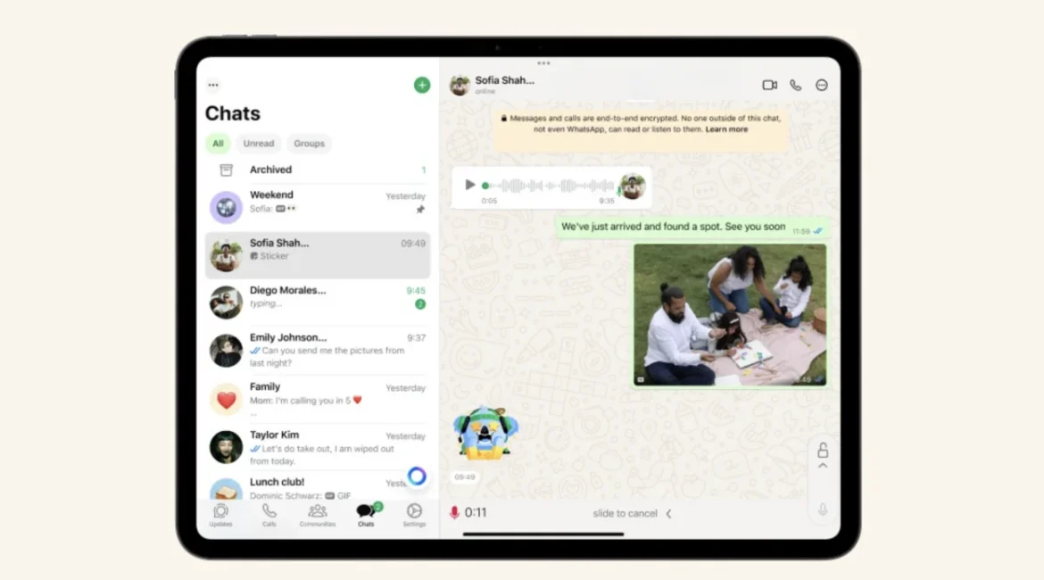 WhatsApp mejora CarPlay y el registro en iPad