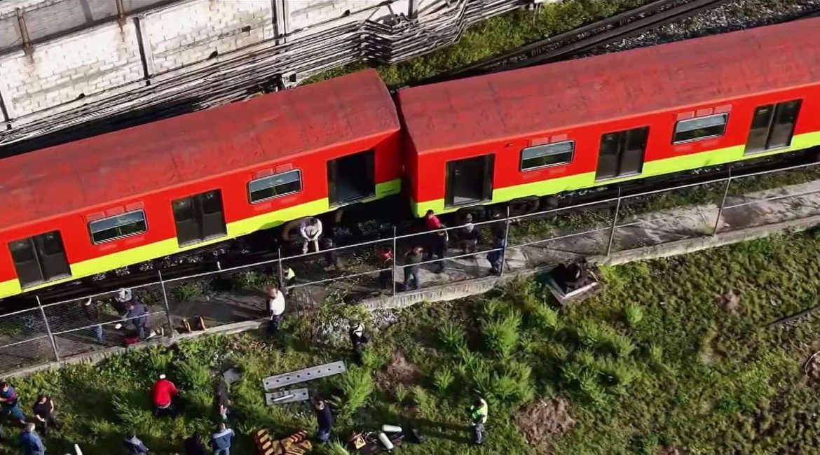 Un vagón del Metro se salió de la vía en Ticomán